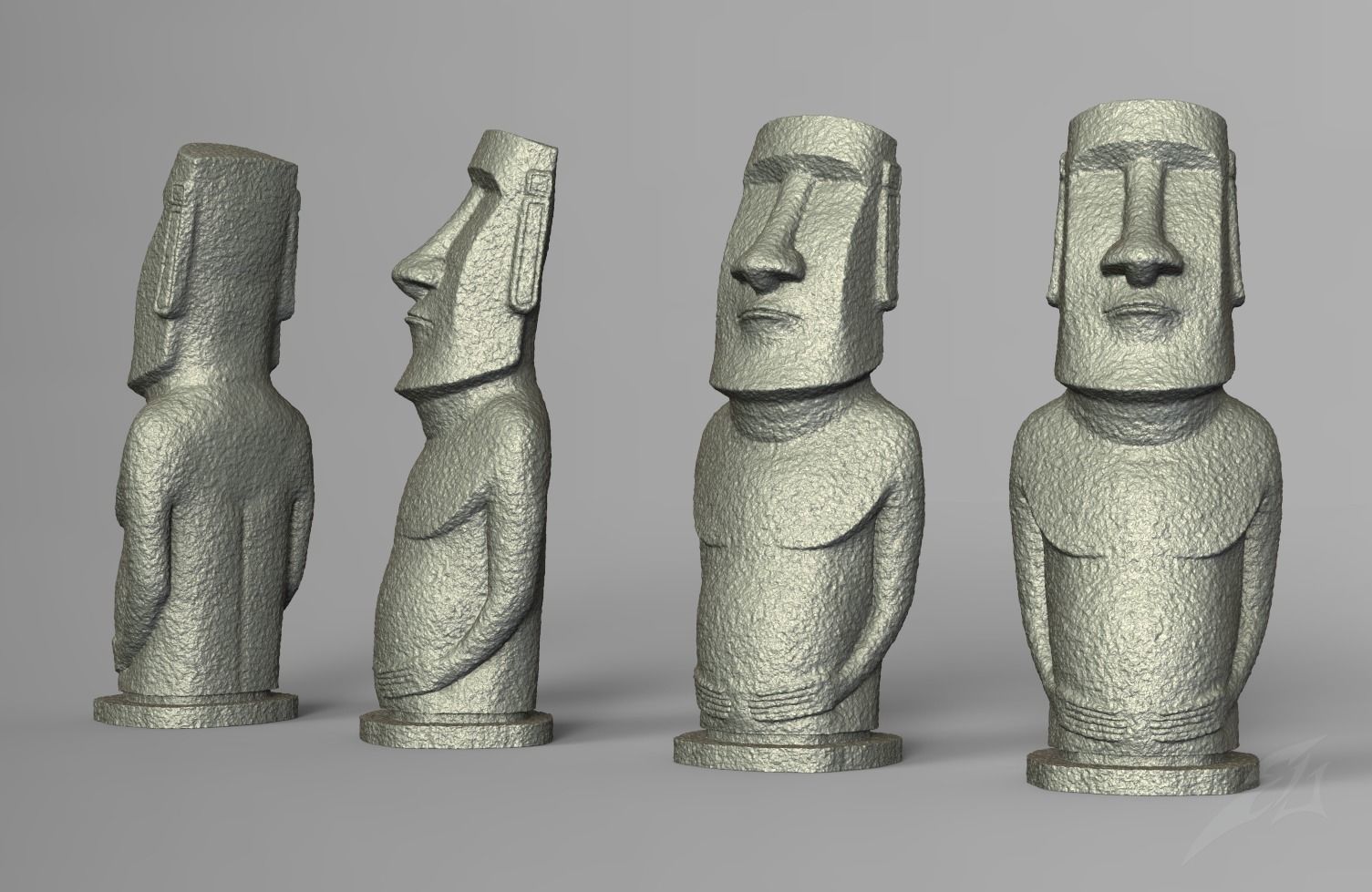 Moai statue - Easter Island  3D print model_0