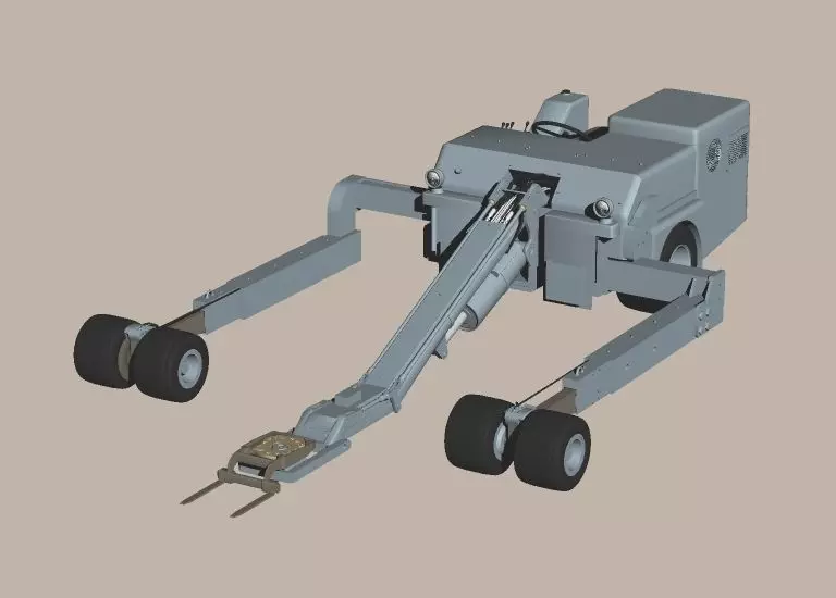HMU-83D USAF Bomb Loader and AGM-65 Maverick 3D model