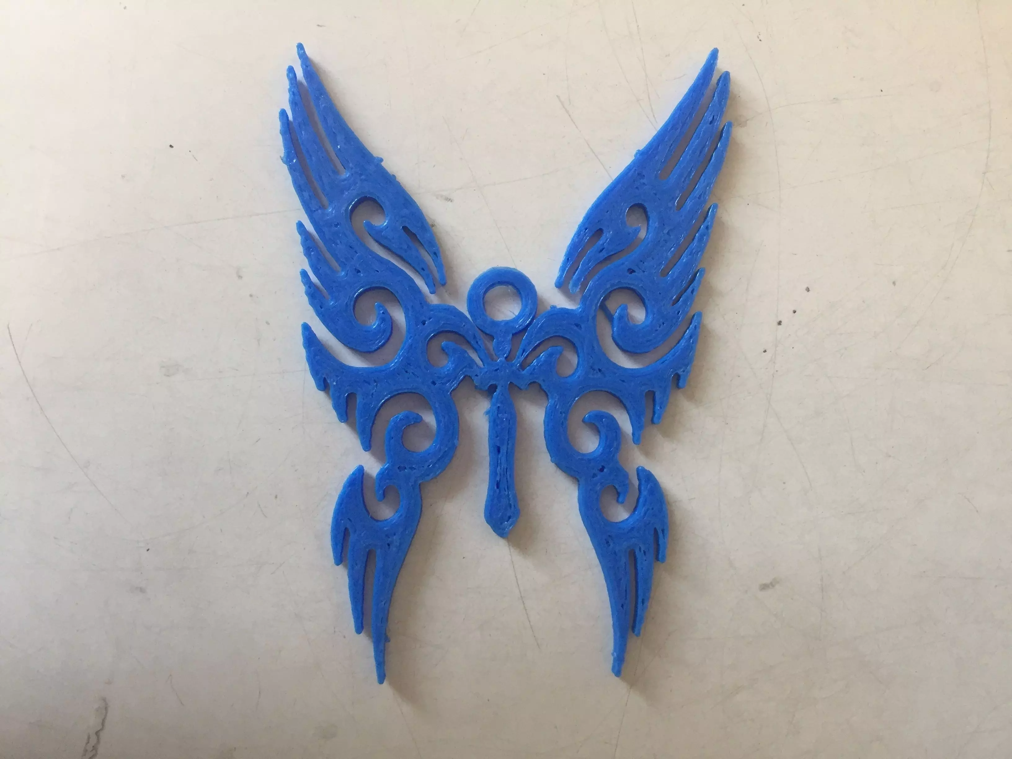 Pendant butterfly 3D print model_0