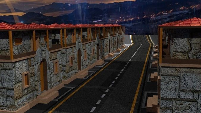 building architecture 3D model