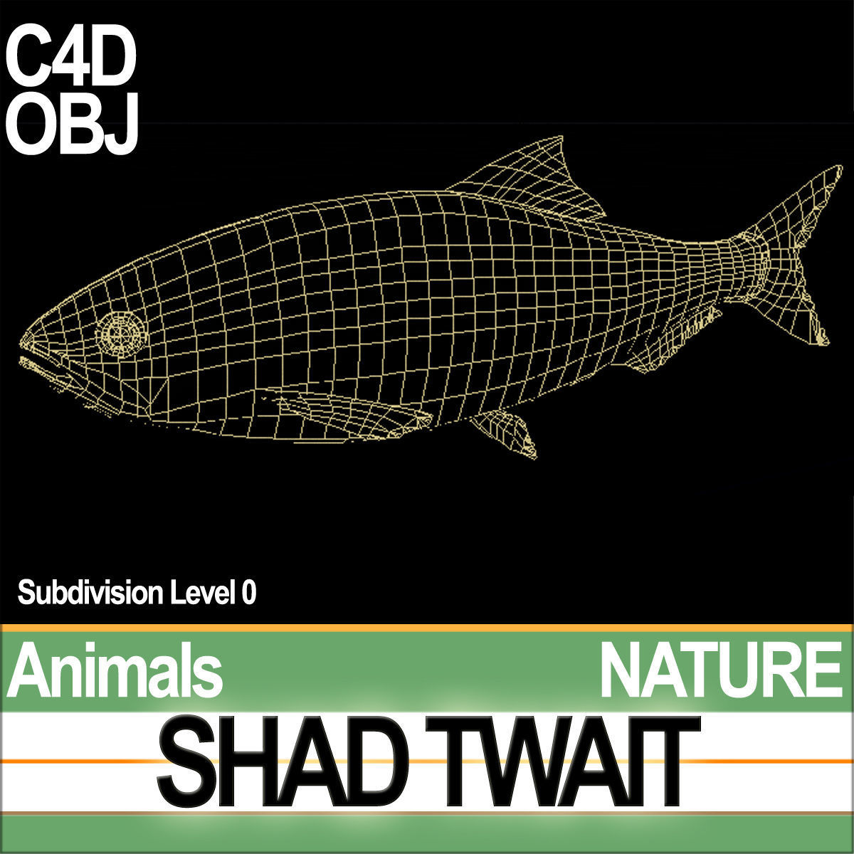 Twait Shad 3D model_7