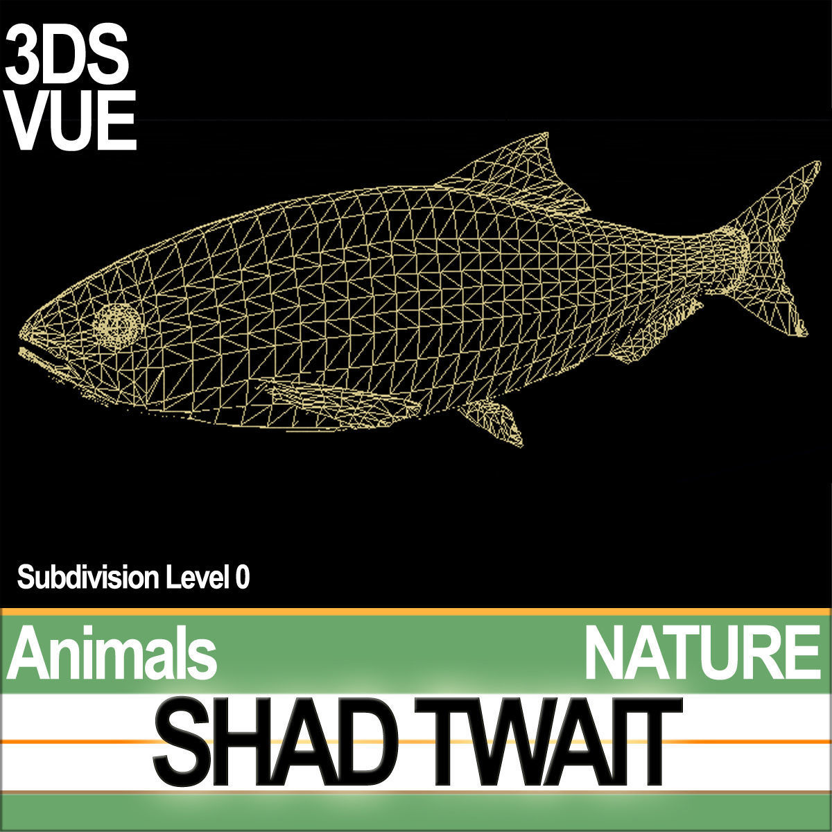 Twait Shad 3D model_8