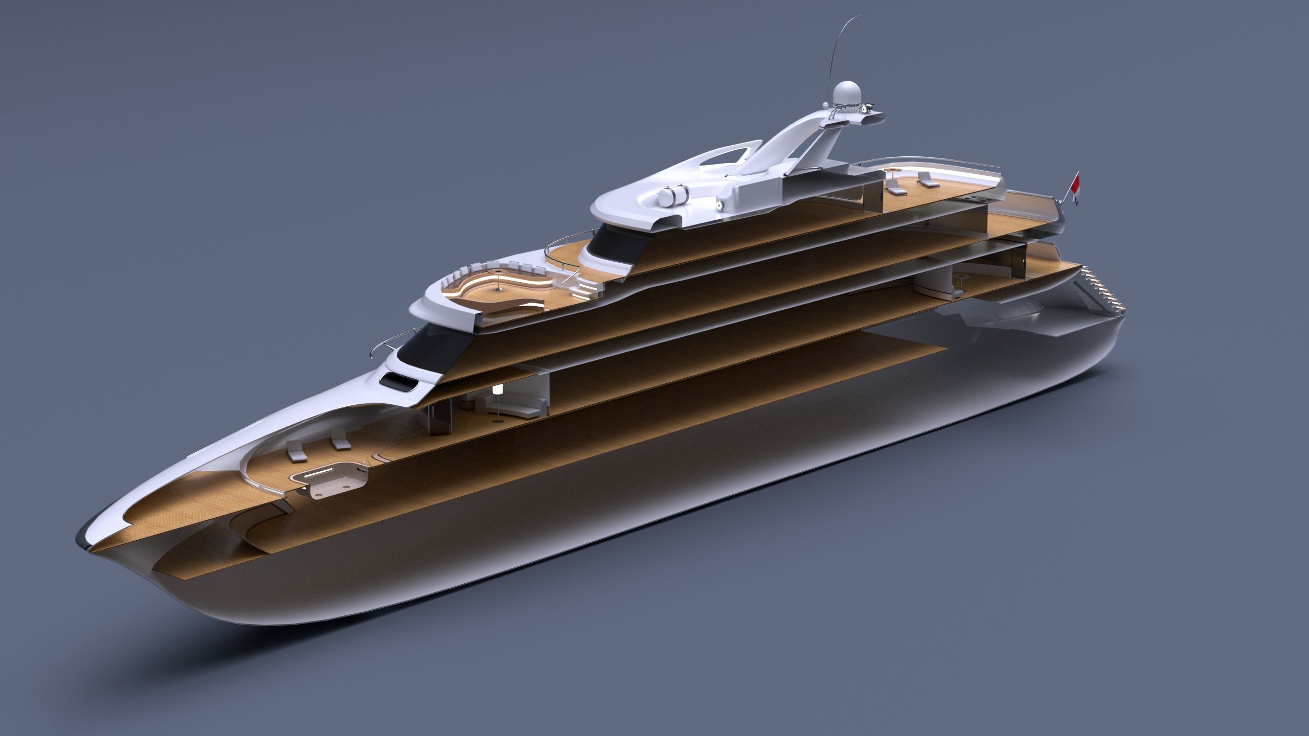Yacht project 3D model_3