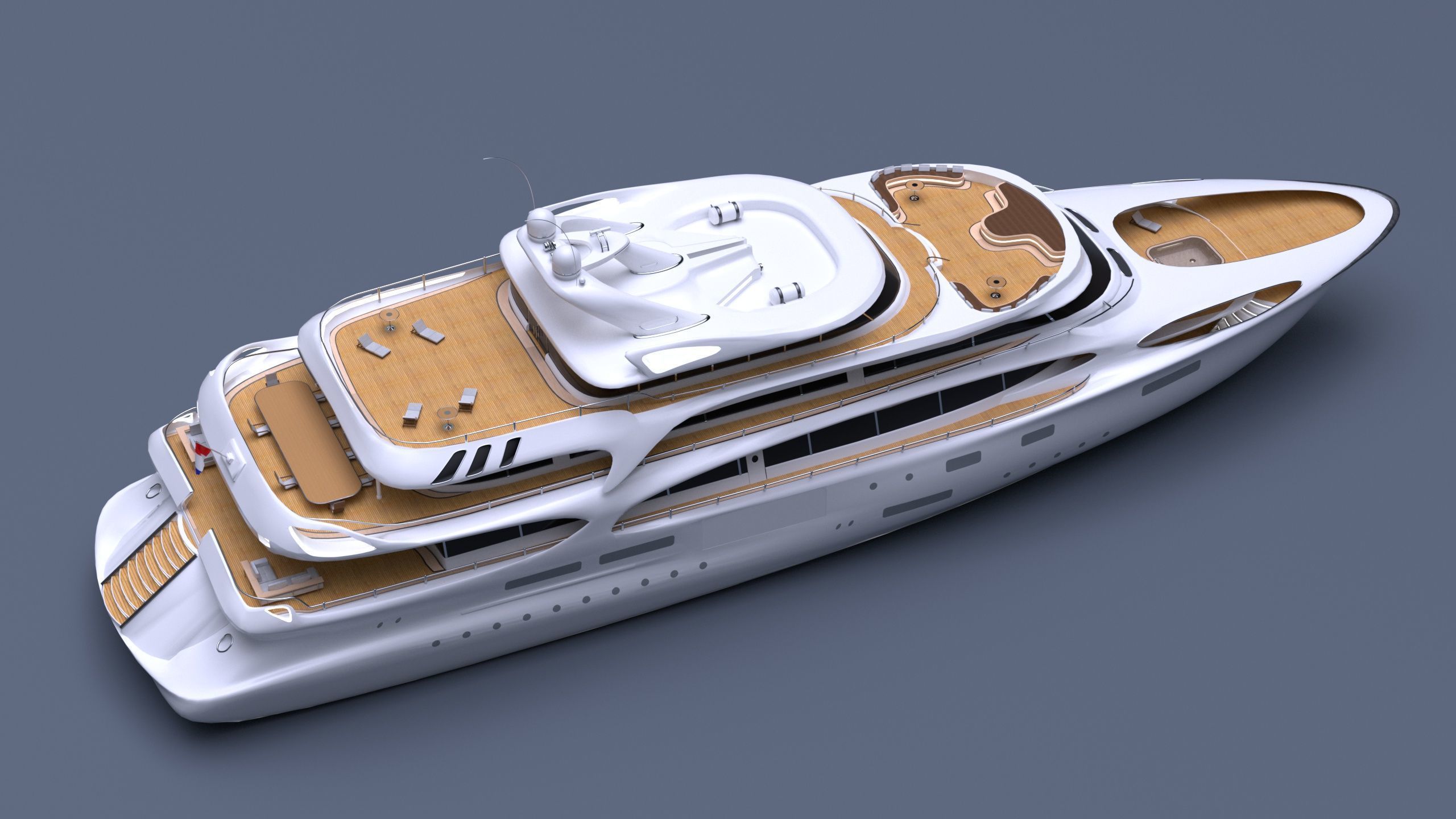 Yacht project 3D model_9