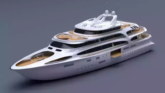 Yacht project 3D model