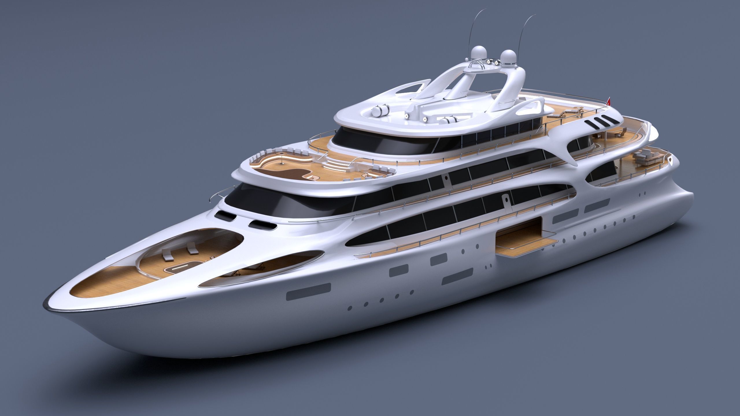 Yacht project 3D model_0