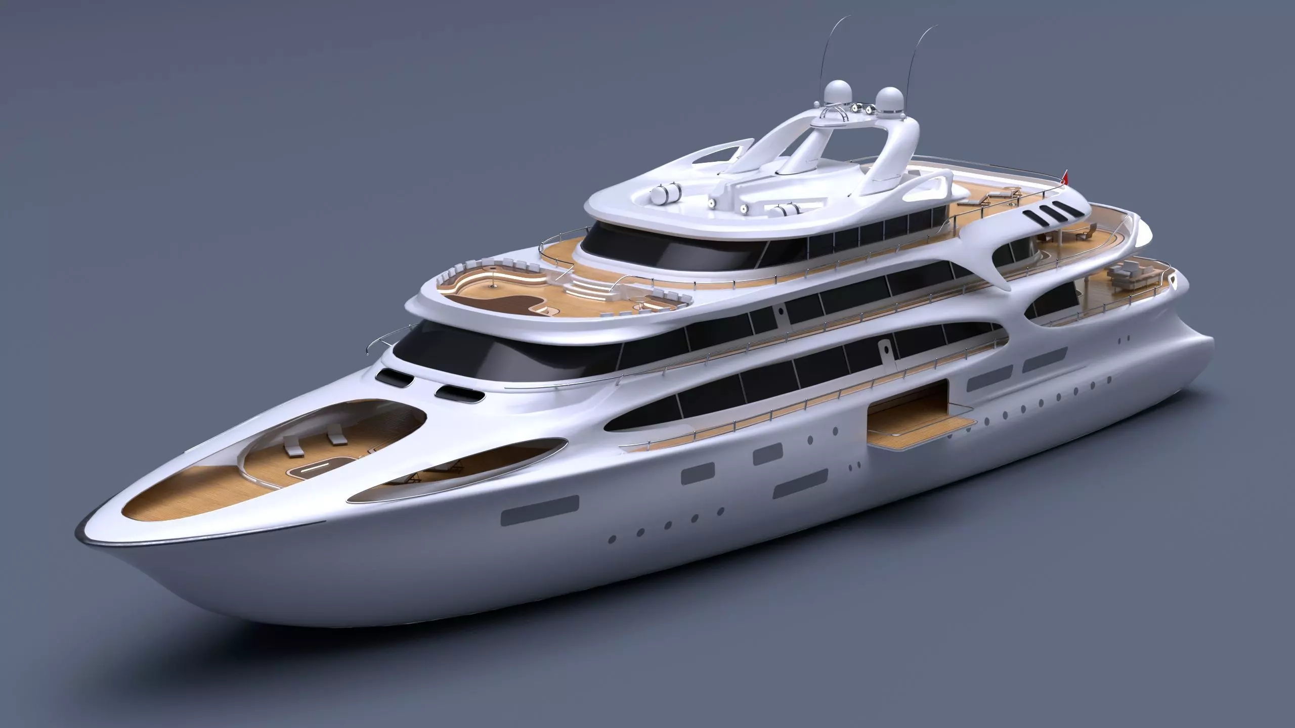 Yacht project 3D model_0