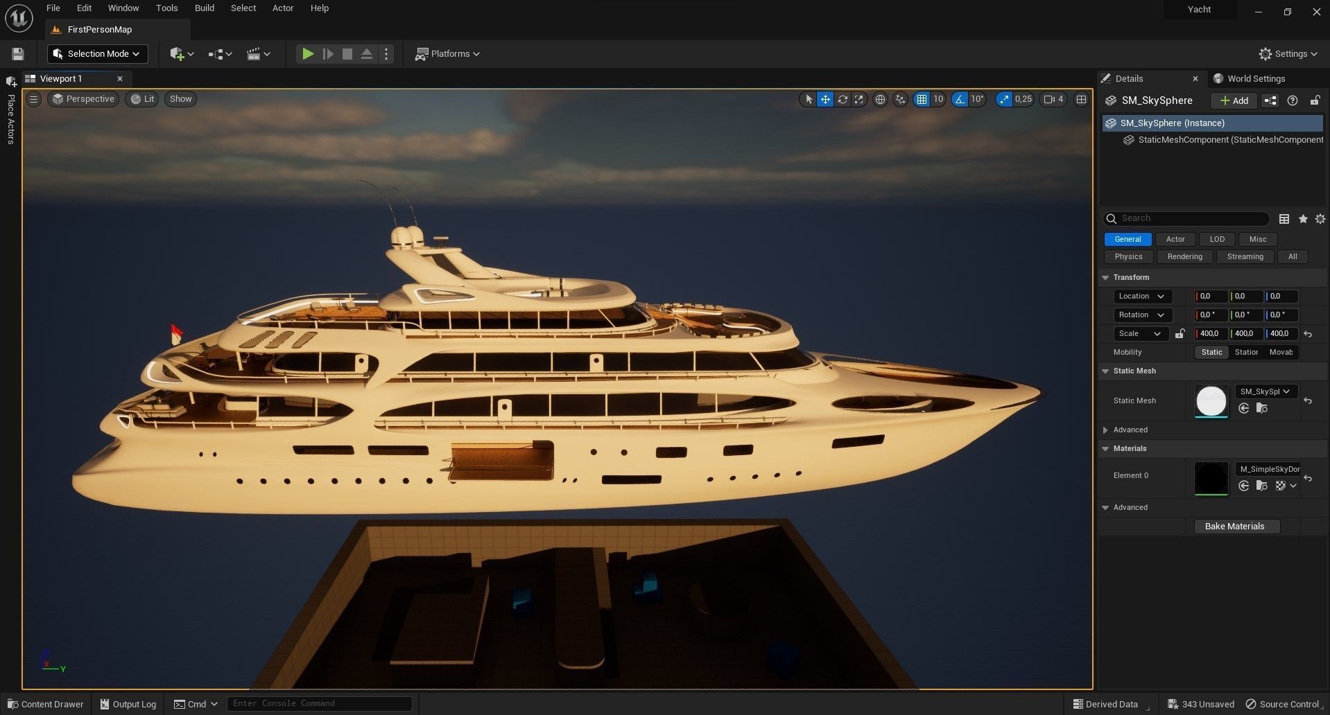 Yacht project 3D model_25