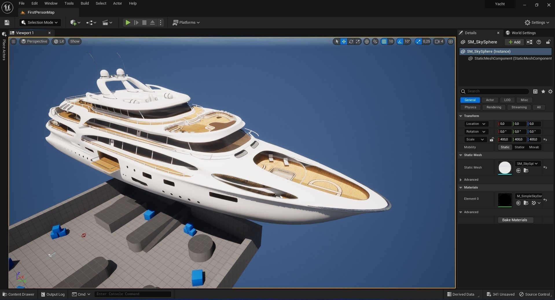 Yacht project 3D model_10