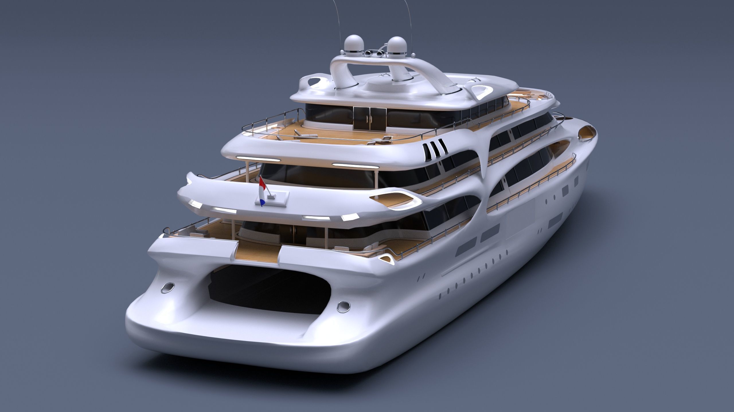 Yacht project 3D model_5
