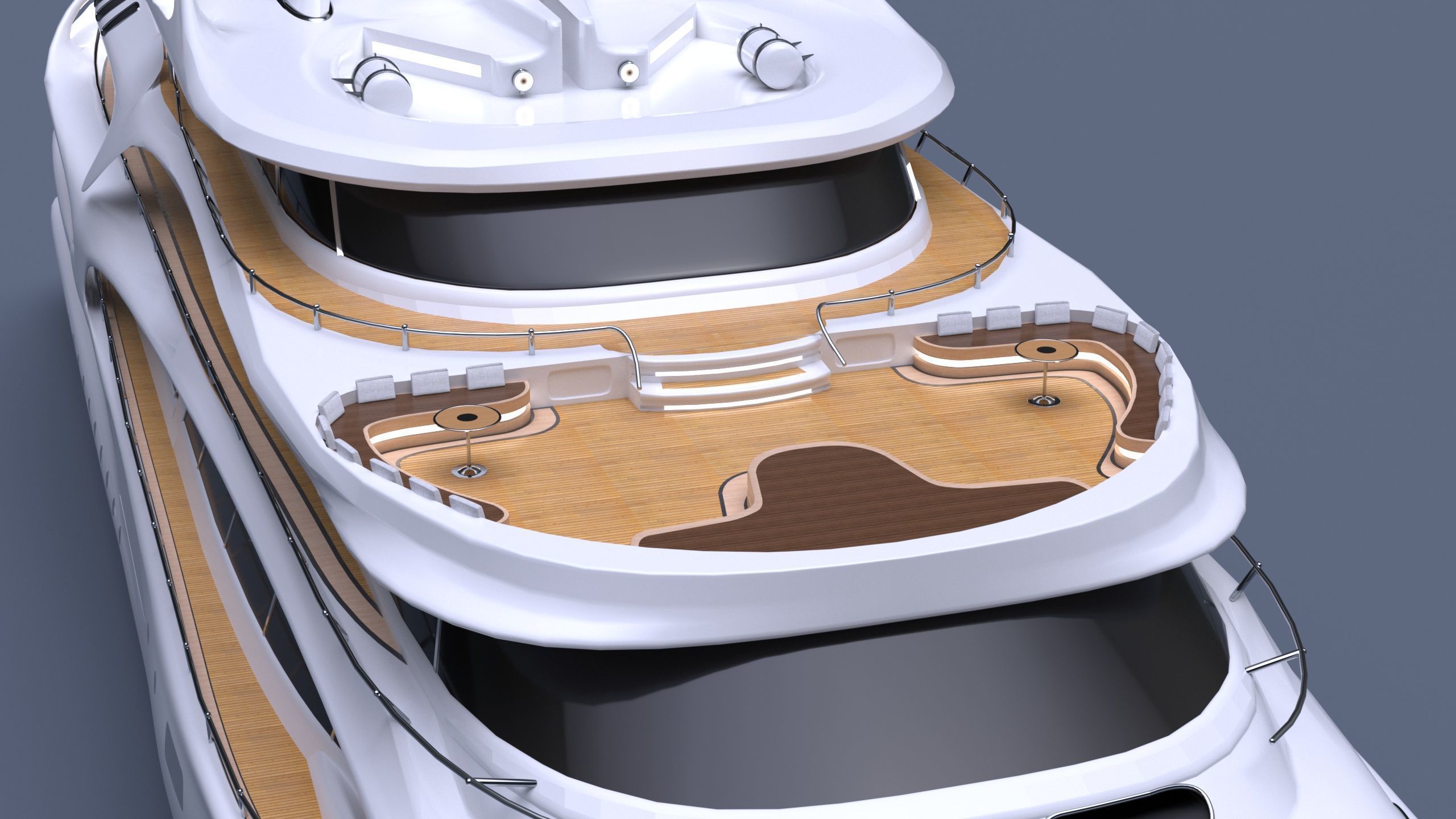 Yacht project 3D model_8
