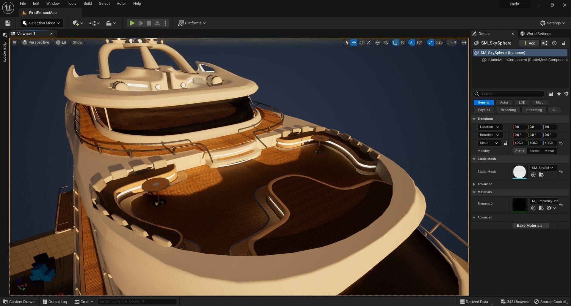 Yacht project 3D model_23