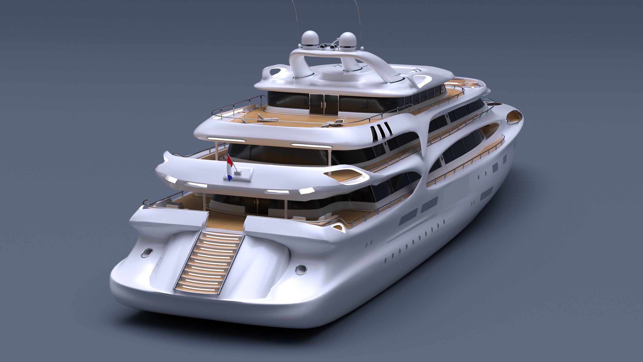 Yacht project 3D model_7