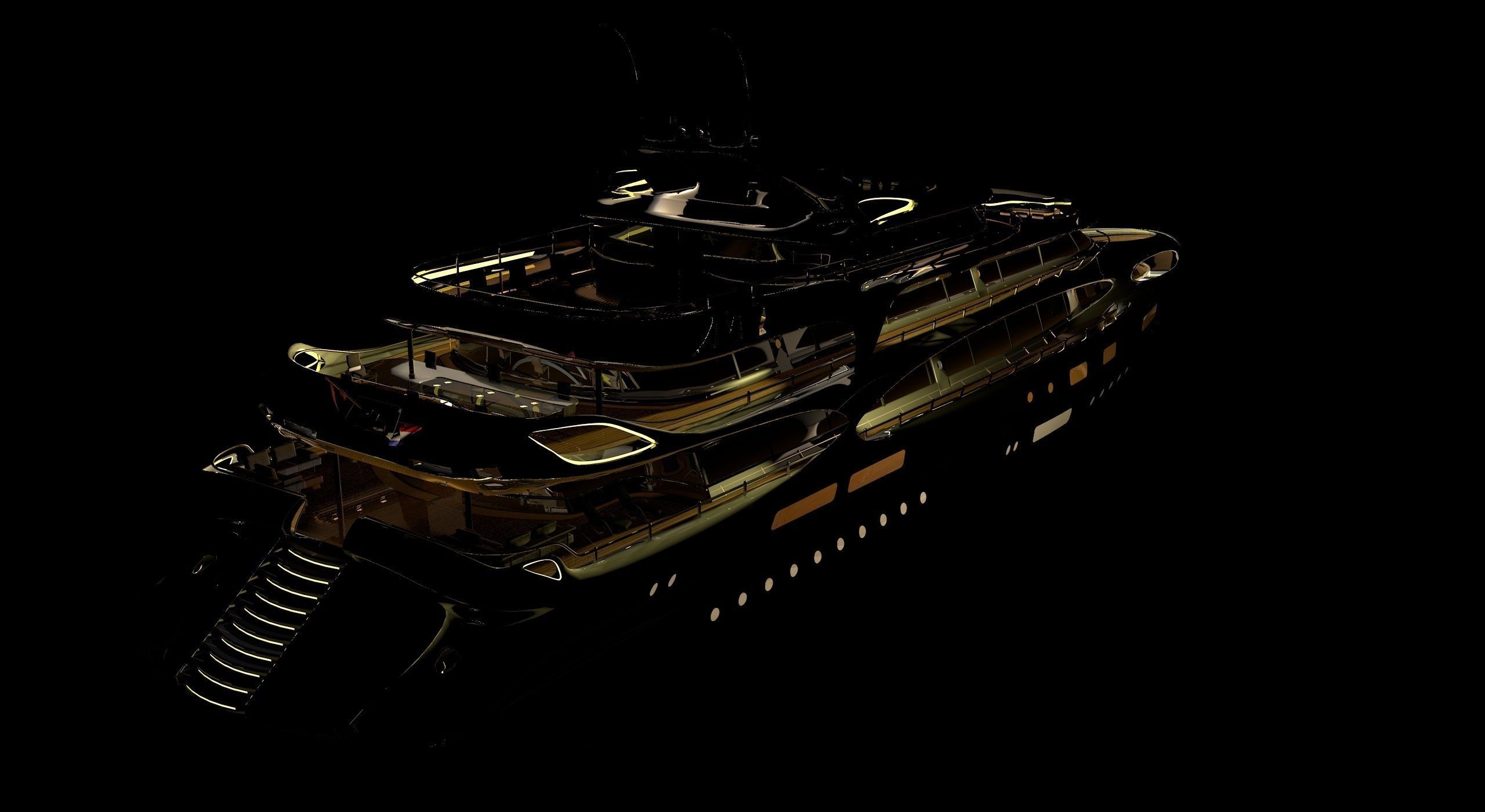 Yacht project 3D model_22