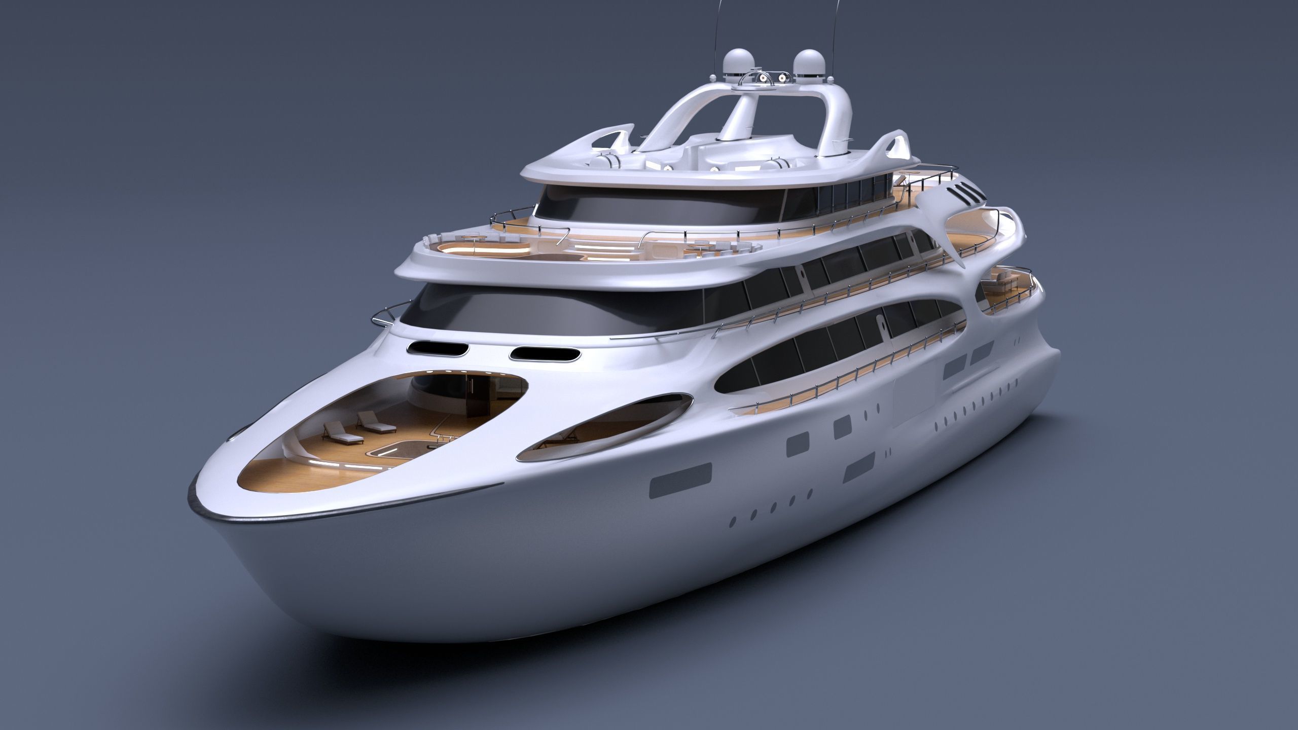 Yacht project 3D model_6