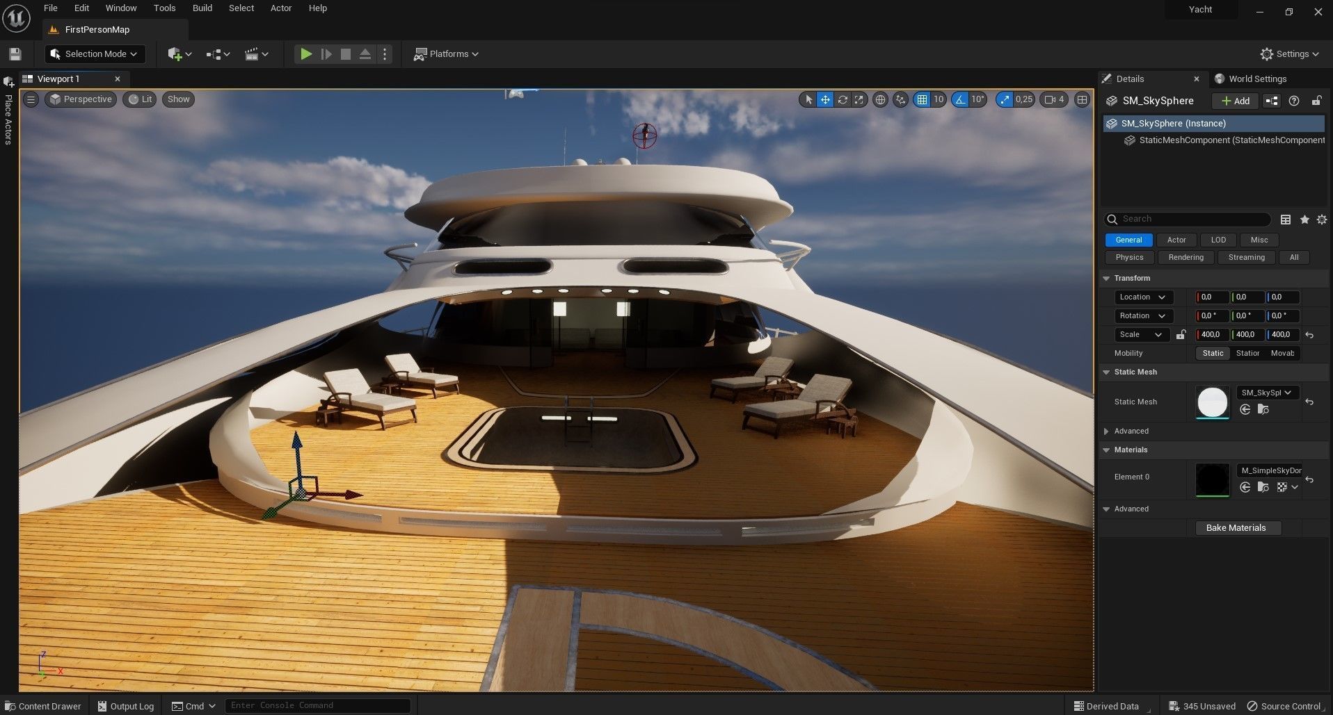 Yacht project 3D model_24