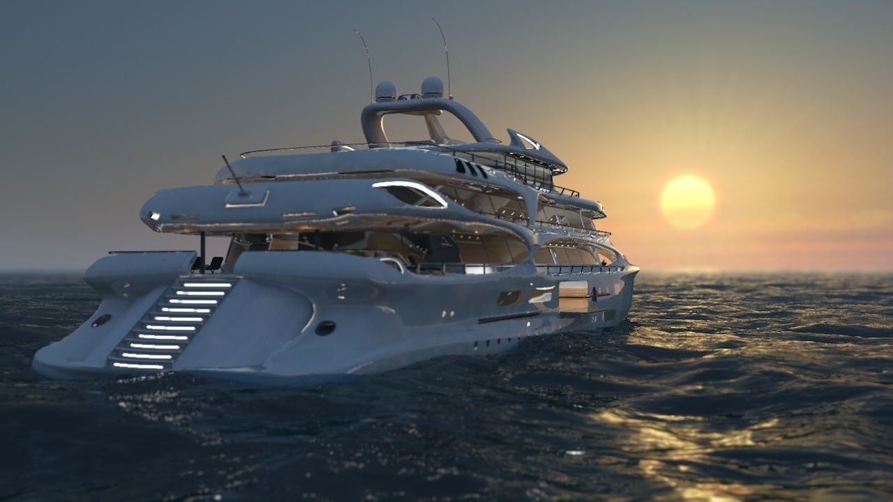 Yacht project 3D model_15