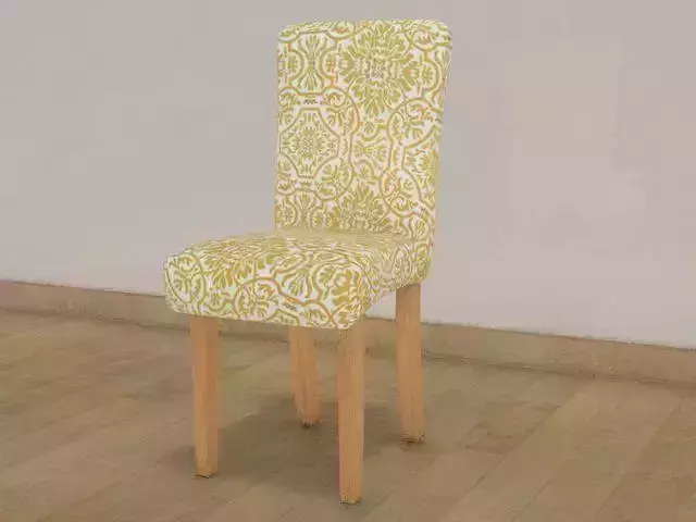 Cloth chair Low-poly 3D model