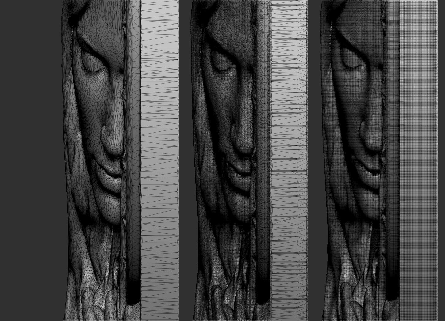 Virgin Mary Medallion no 2 3D print model_4