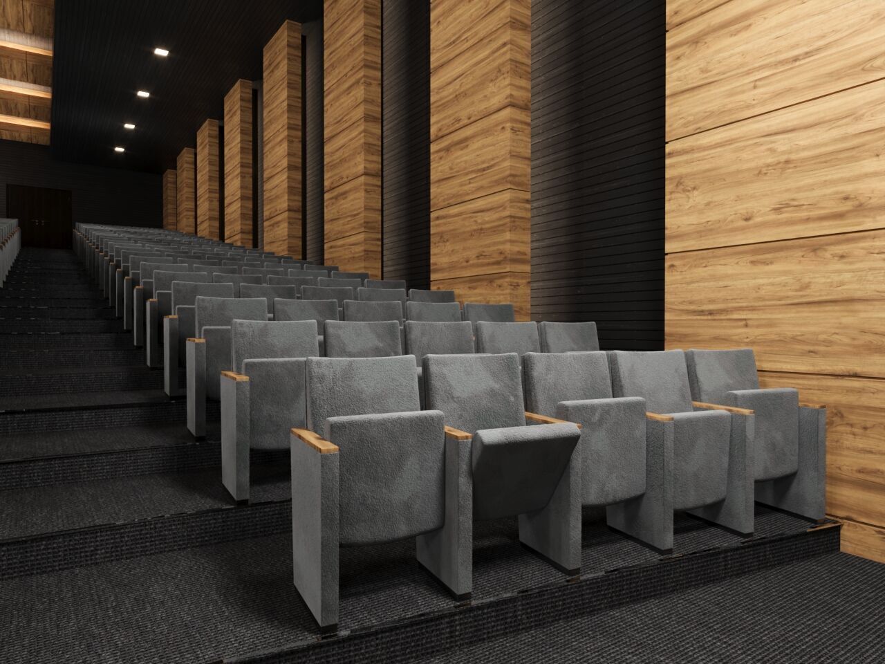 Auditorium Hall 3D model 3D model_4