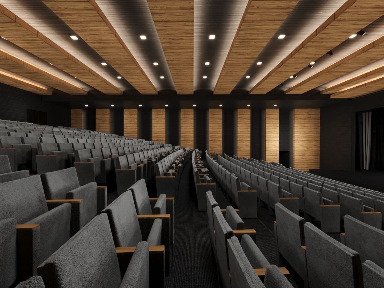Auditorium Hall 3D model 3D model_6
