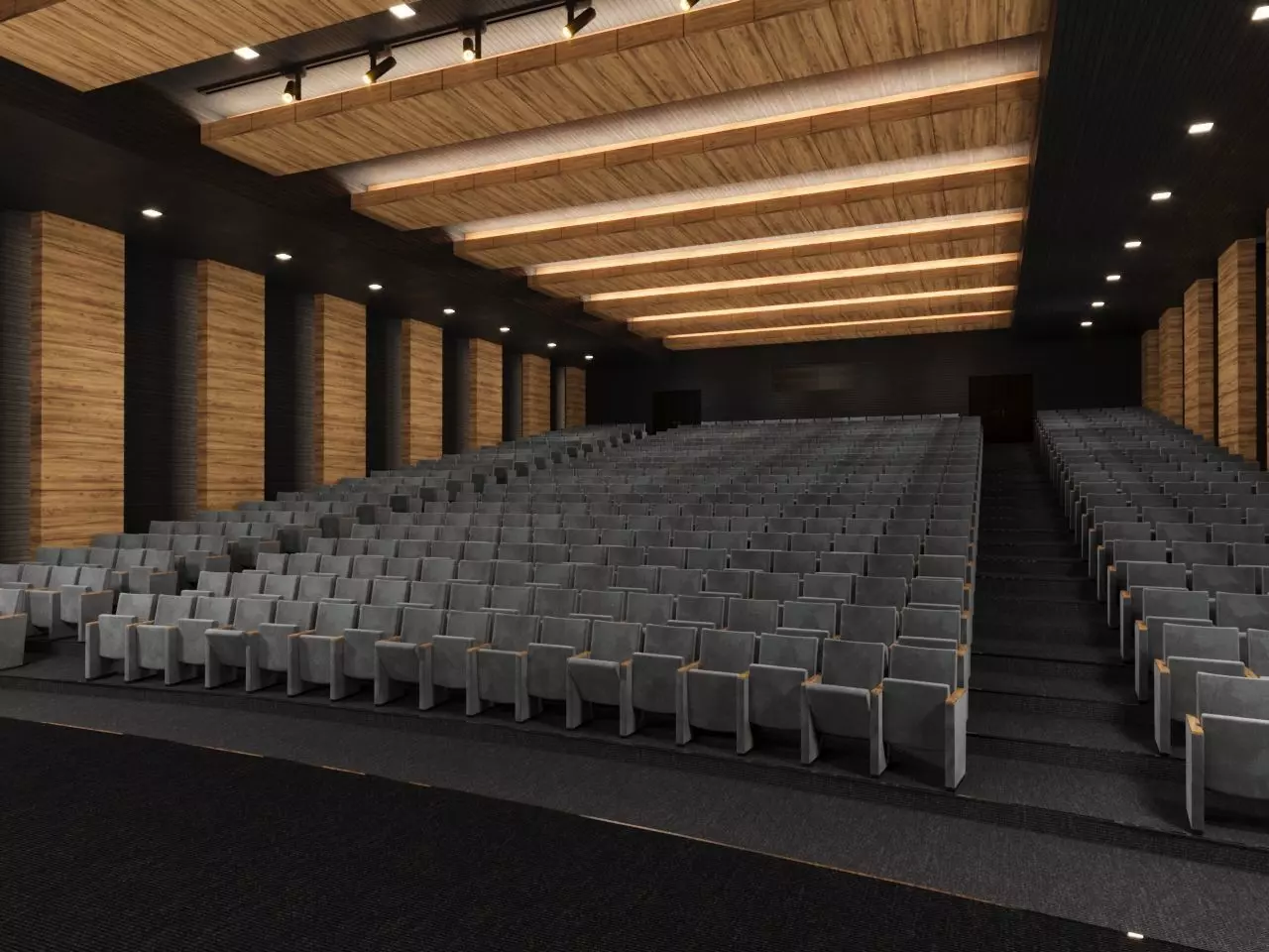 Auditorium Hall 3D model 3D model_0