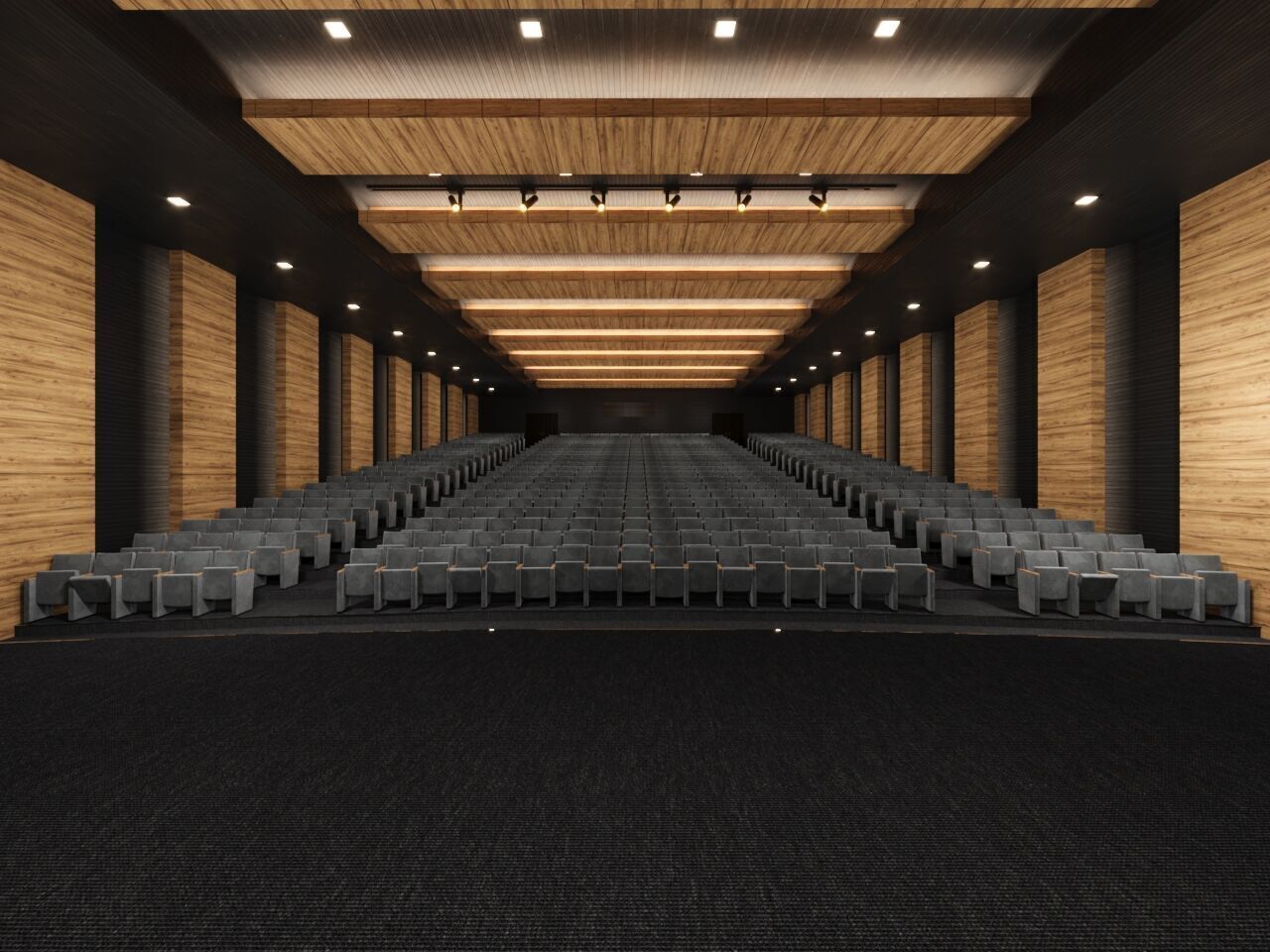 Auditorium Hall 3D model 3D model_7