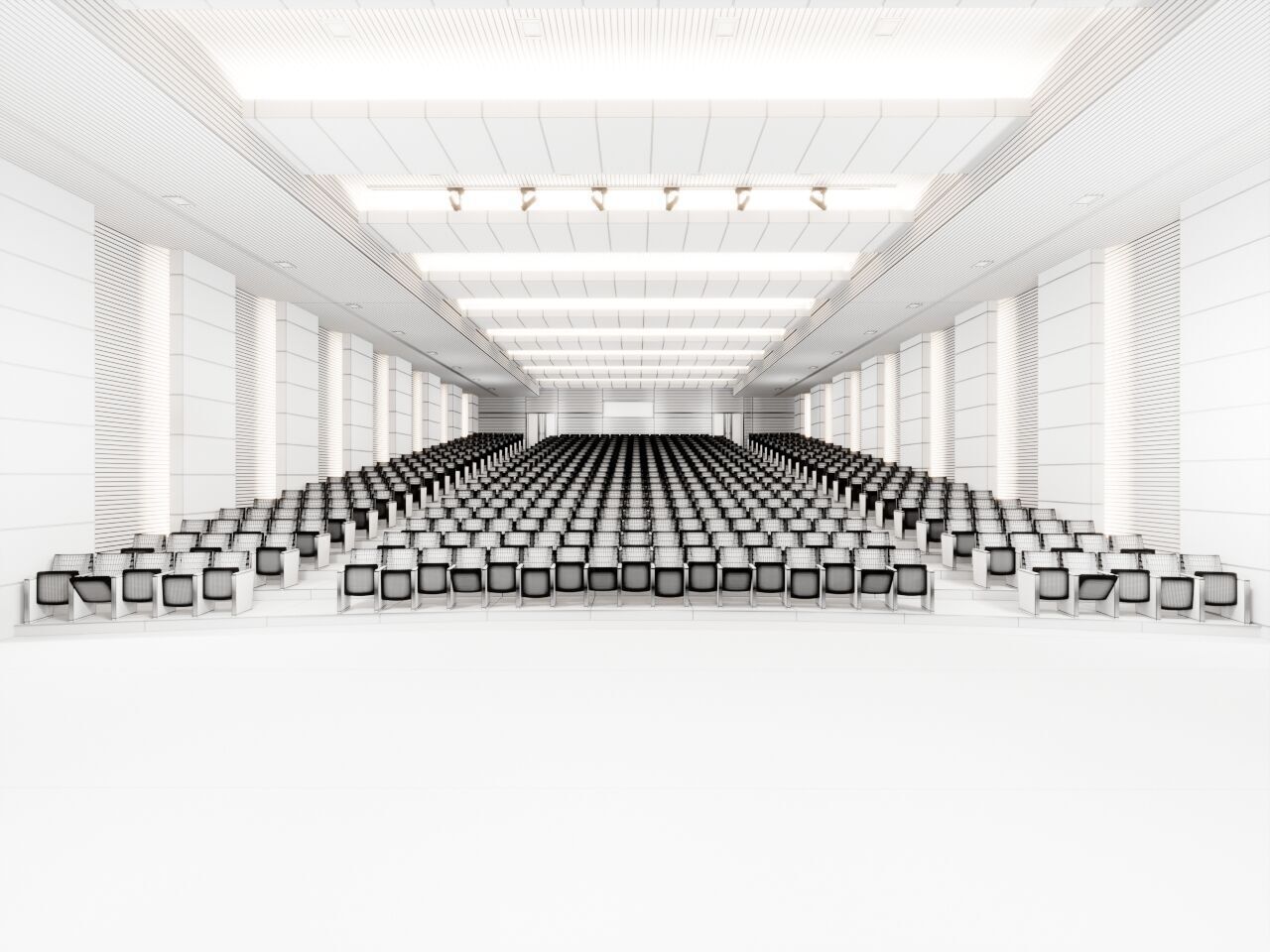 Auditorium Hall 3D model 3D model_8