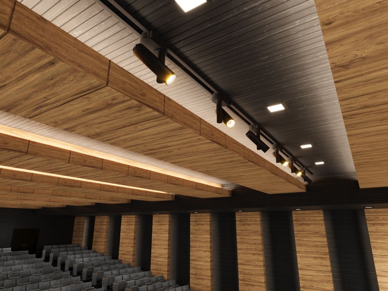 Auditorium Hall 3D model 3D model_5