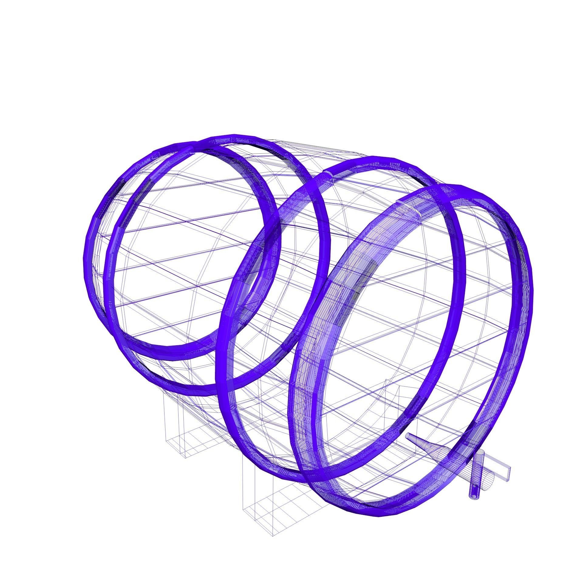 Beer  Barrel 3D model_13