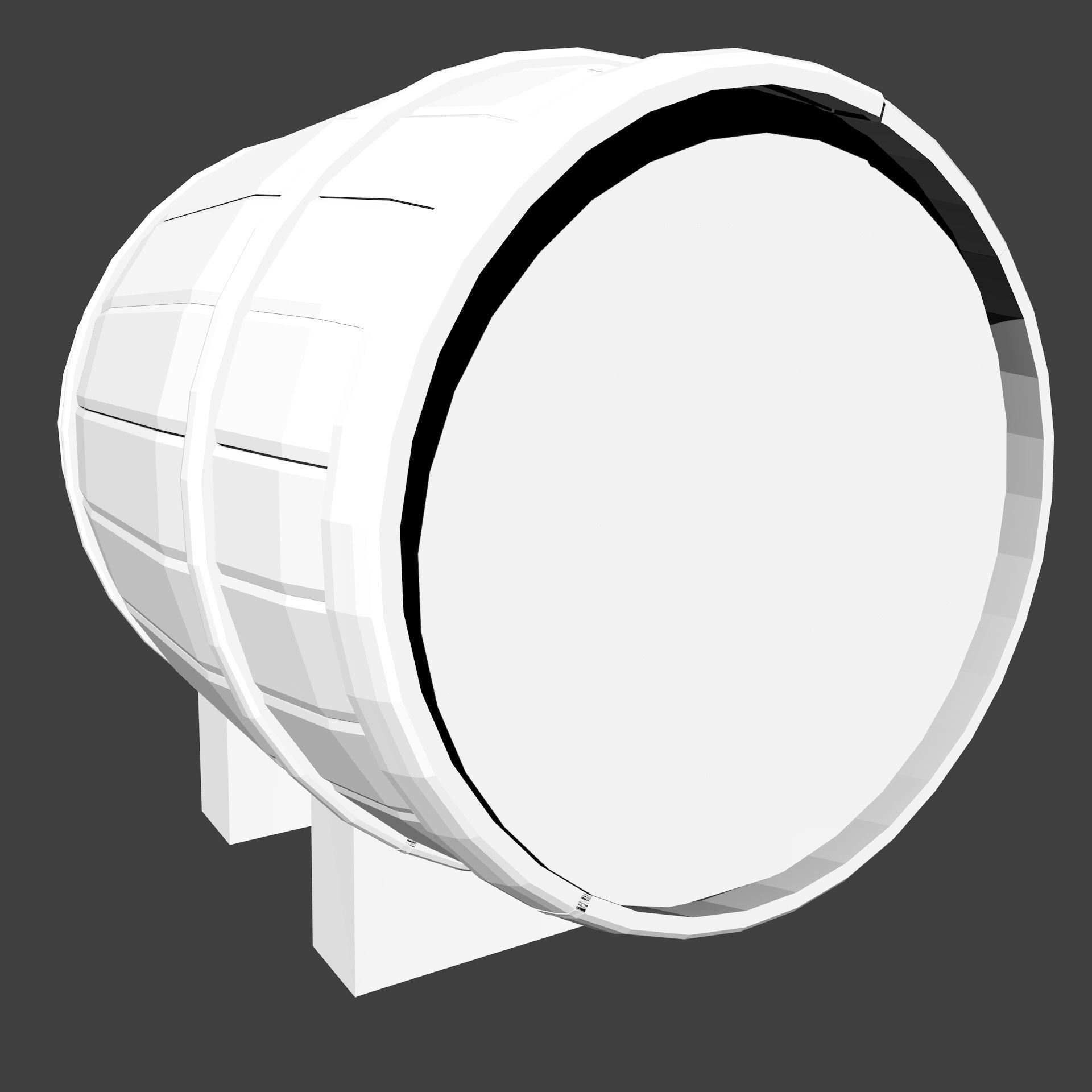 Beer  Barrel 3D model_3