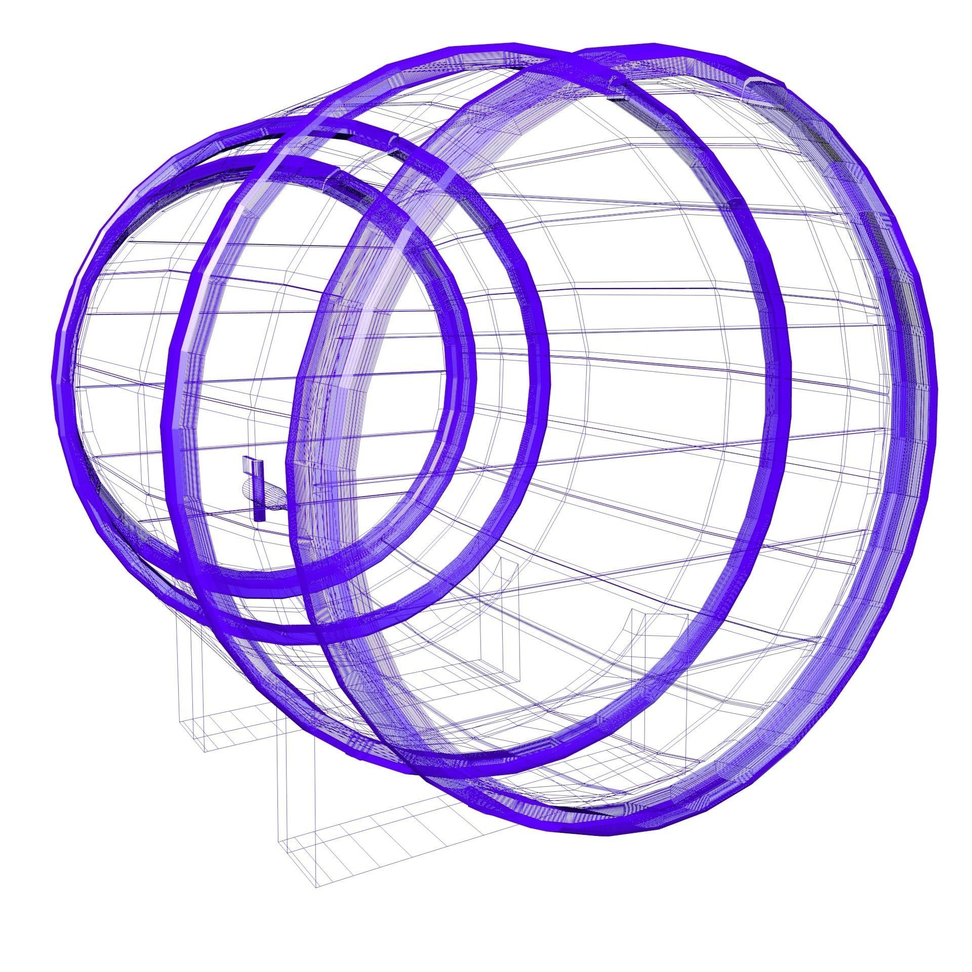 Beer  Barrel 3D model_16