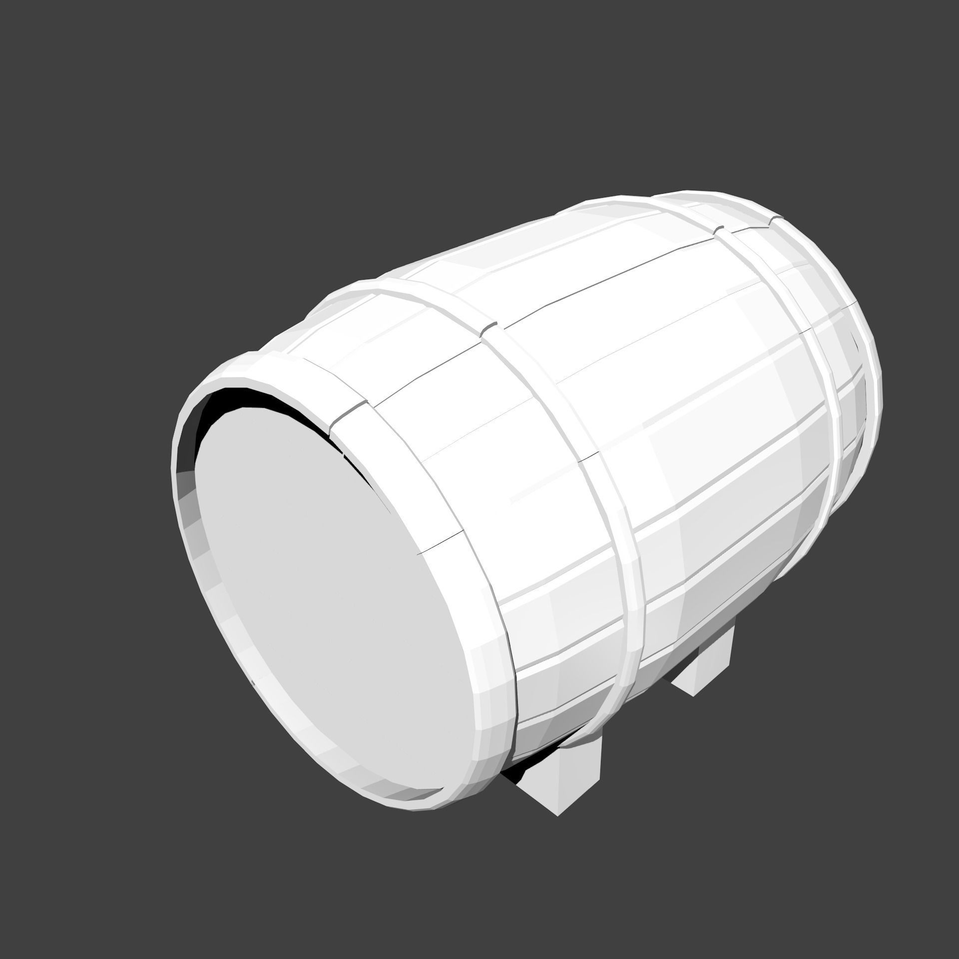 Beer  Barrel 3D model_6