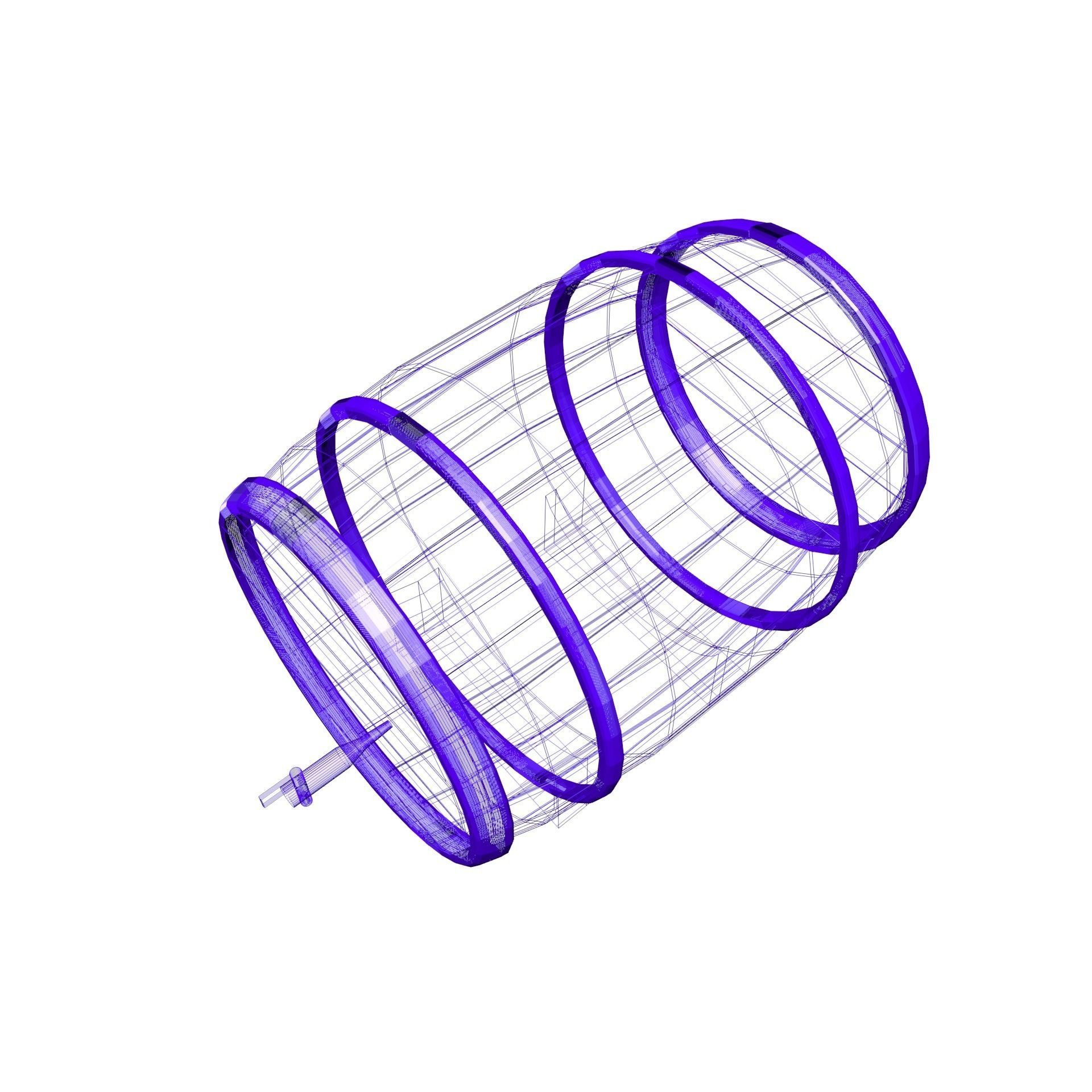 Beer  Barrel 3D model_10