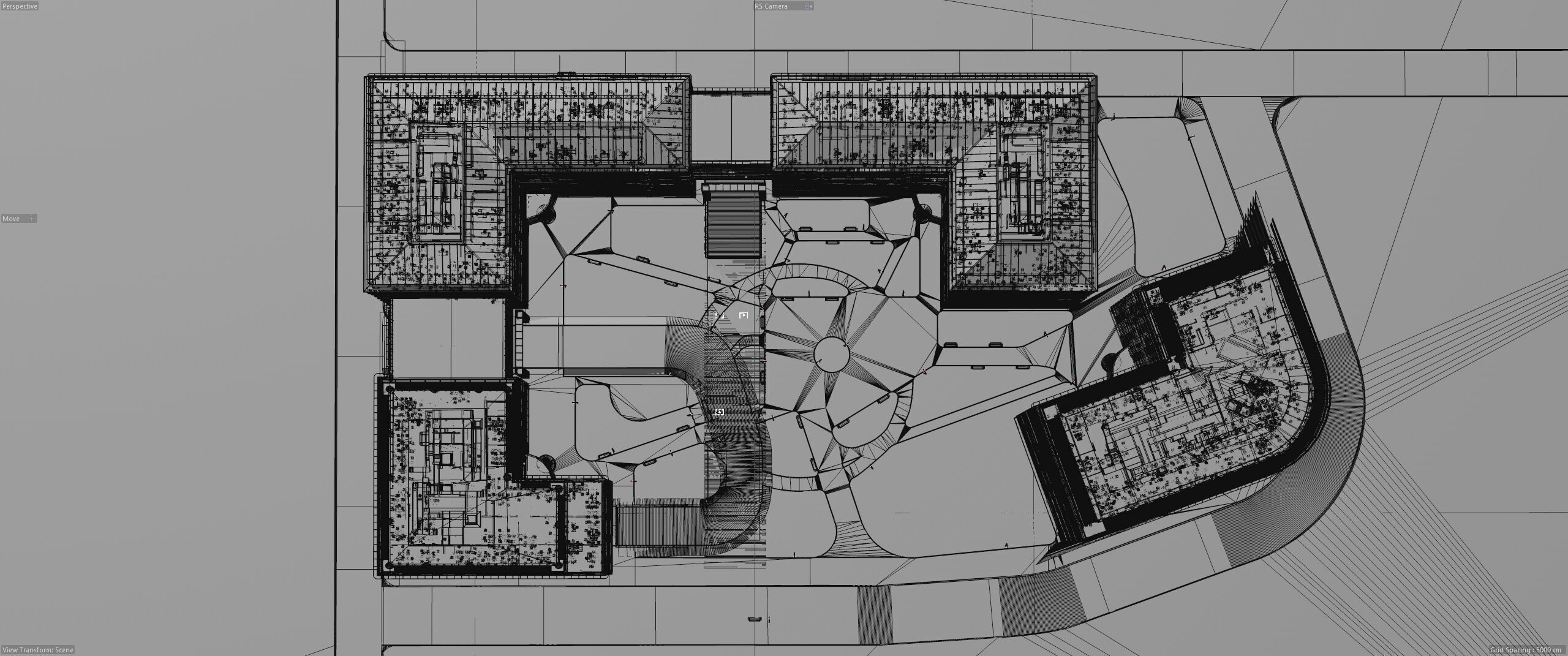 Glass Office Buildings - Modern Business Center 3D model_37