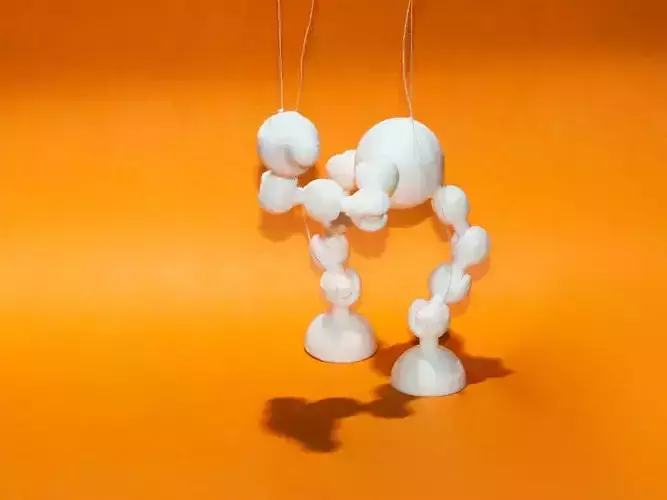 Emu marionette 3D print model