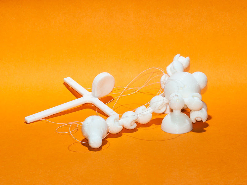 Emu marionette 3D print model_4