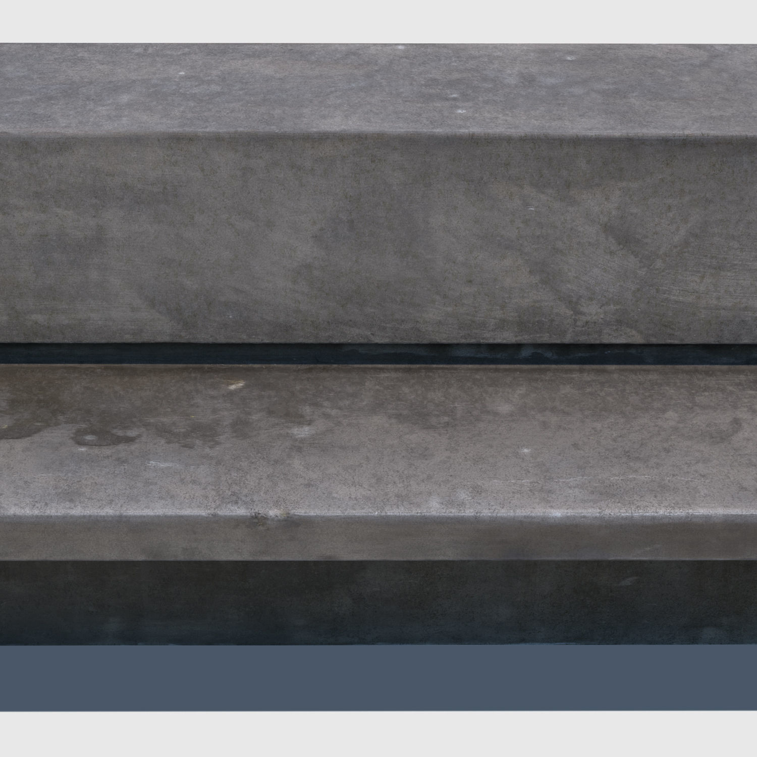 Concrete Bench 3D model_3