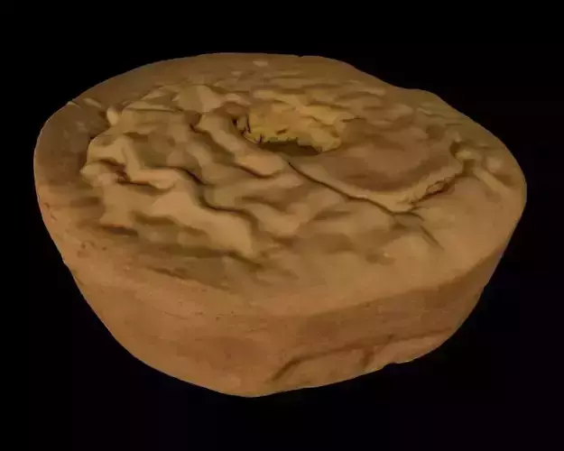 Sponge Cake - Pao de lo Low-poly 3D model