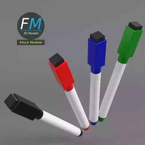 Magnetic whiteboard pen markers