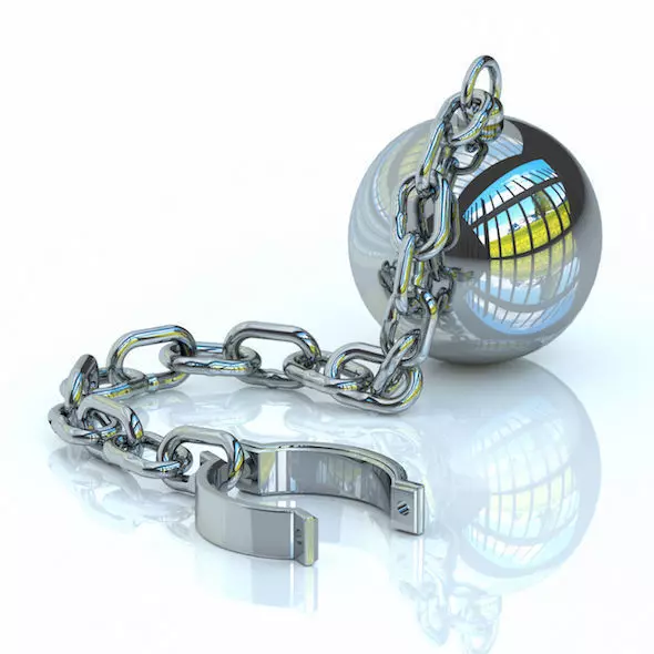 Ball and Chain 3D model