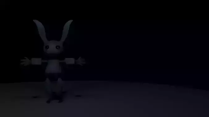 trader rabbit Low-poly 3D model