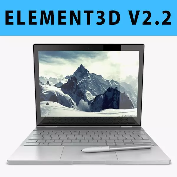 E3D - 3D Google Pixel Book 3D model_0