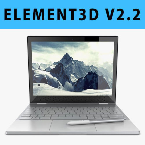 E3D - 3D Google Pixel Book 3D model
