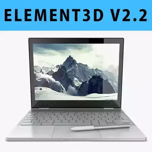 E3D - 3D Google Pixel Book 3D model