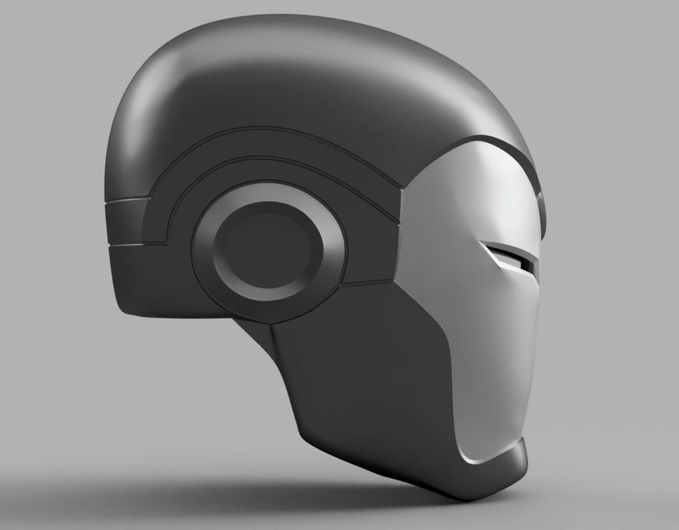 Superior Iron Man Helmet 3D print model_2