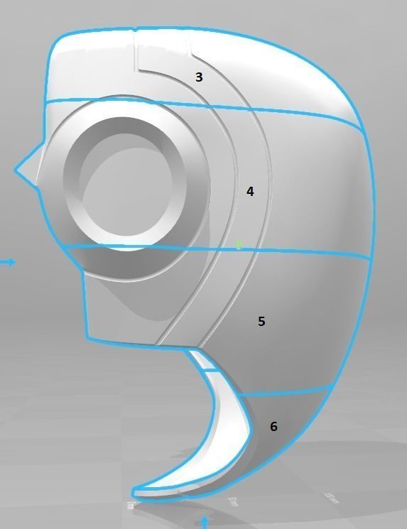 Superior Iron Man Helmet 3D print model_5