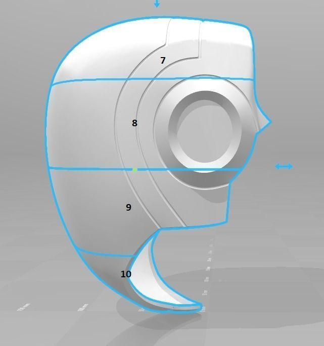 Superior Iron Man Helmet 3D print model_6
