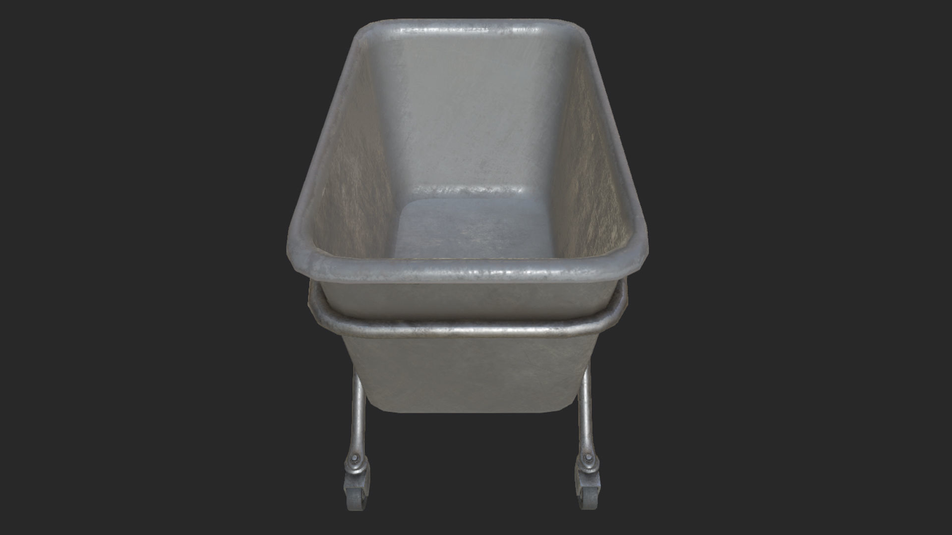 Laundry Cart PBR Low-poly 3D model_3