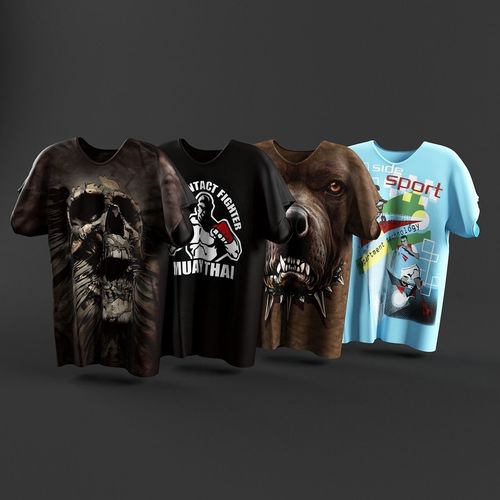 T-Shirt Low-poly 3D model